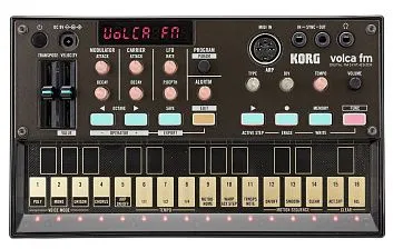 Korg Volca-FM Трехголосный цифровой FM-синтезатор, с мощнейшим пошаговым секвенсором.
