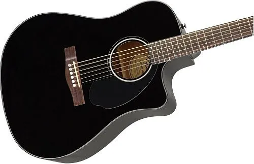 Fender CD-60SCE Black Электроакустическая гитара.