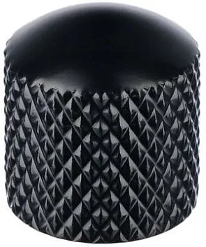 Musiclily M153-4 Ручка потенциометра, метрическая, металлическая, черная (в комплекте 4 шт.).