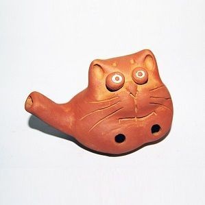 Мастерская Никифорова MN-OMS-2 Окарина малая сувенирная Котик.